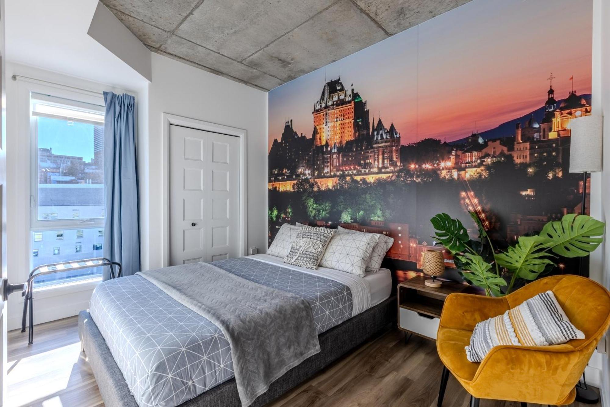 L'horizon Urbain, Centre Ville, Toit-terrasse Gym Apartment *