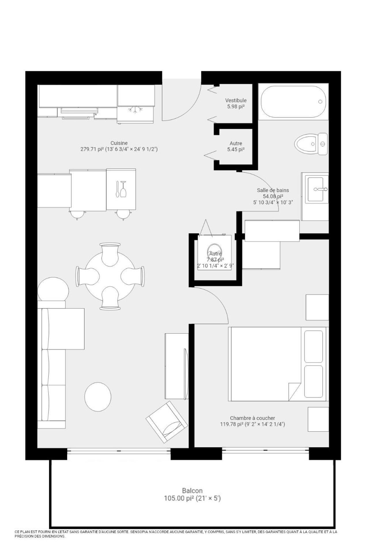 Apartment Initial / Wave + Parking / Centre-ville De *
