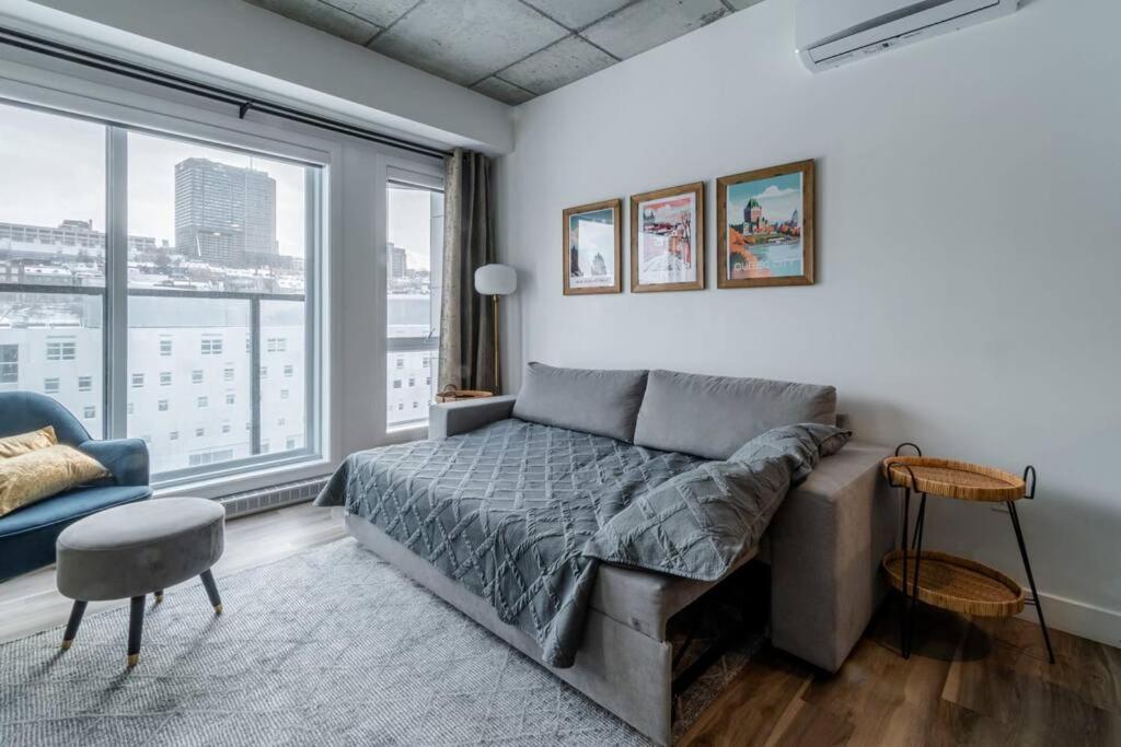 1ch - Rooftop Pool - Kitchen - Smart Tv - Gym - 750m Qc * Quebec City
