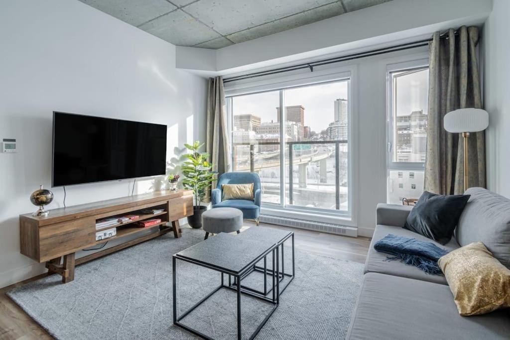 1ch - Rooftop Pool - Kitchen - Smart Tv - Gym - 750m Qc Apartment *