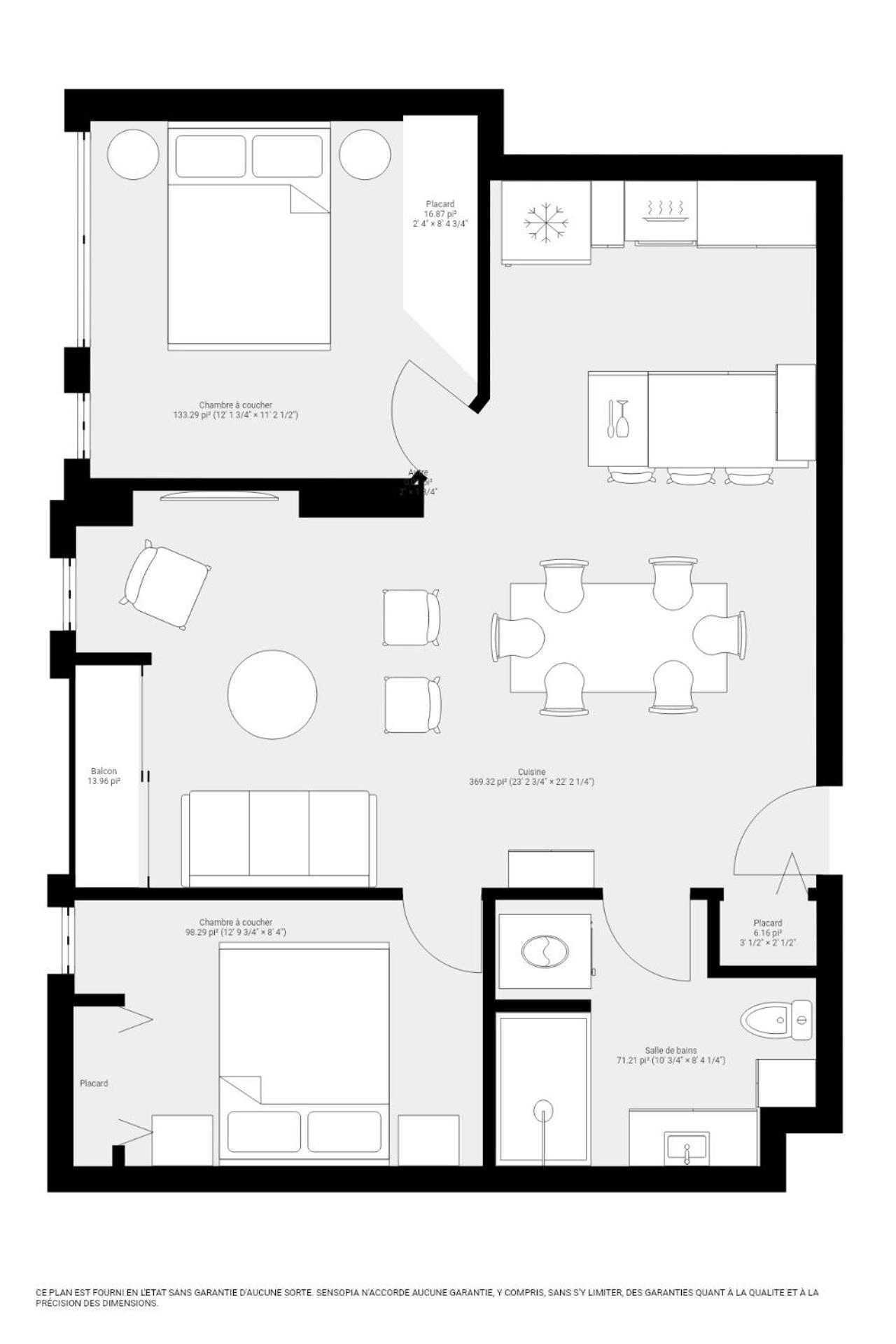 Apartment Initial / Cinema +parking / Centre-ville De Quebec City