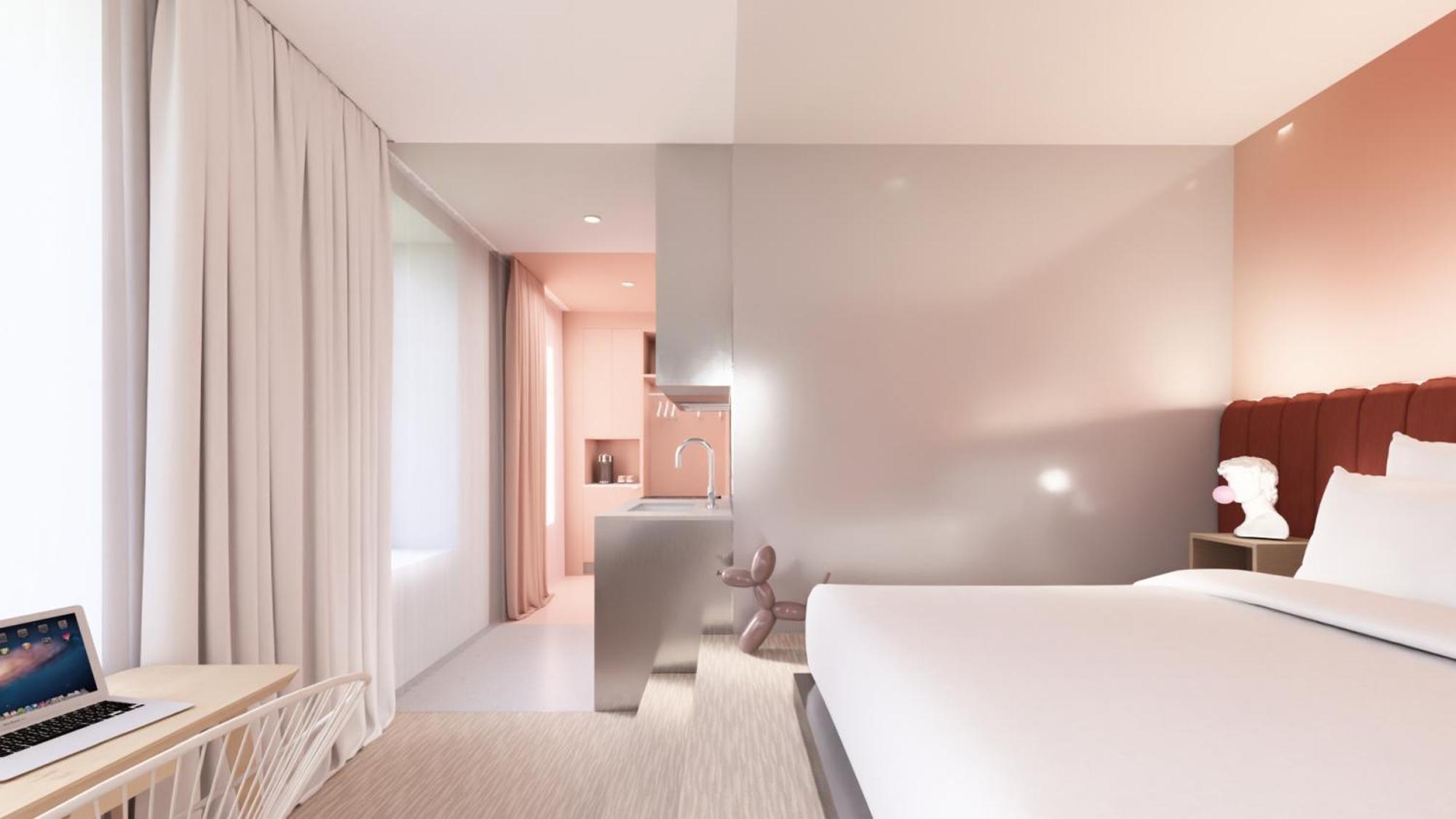 Rose - Invisible Hotel Quebec City